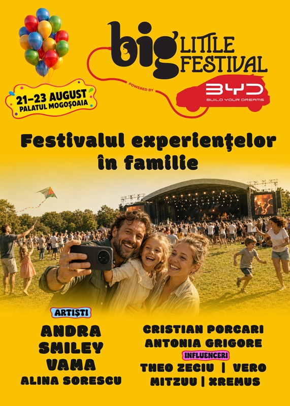 Astăzi începe Big Little Festival 2026 la Palatul Mogoșoaia, cu HONOR partener de tehnologie