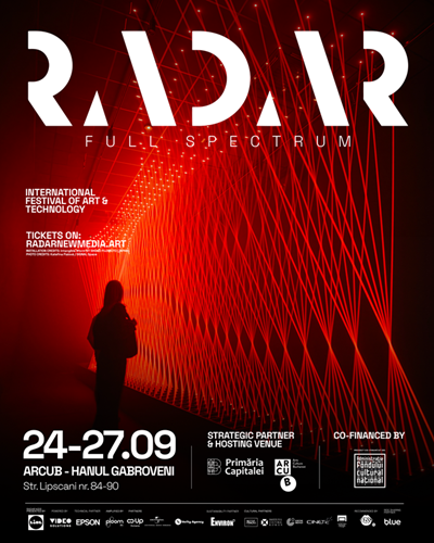 RADAR 2026: FULL SPECTRUM - instalații internaționale de lumină, laser, AI și artă interactivă, în p...