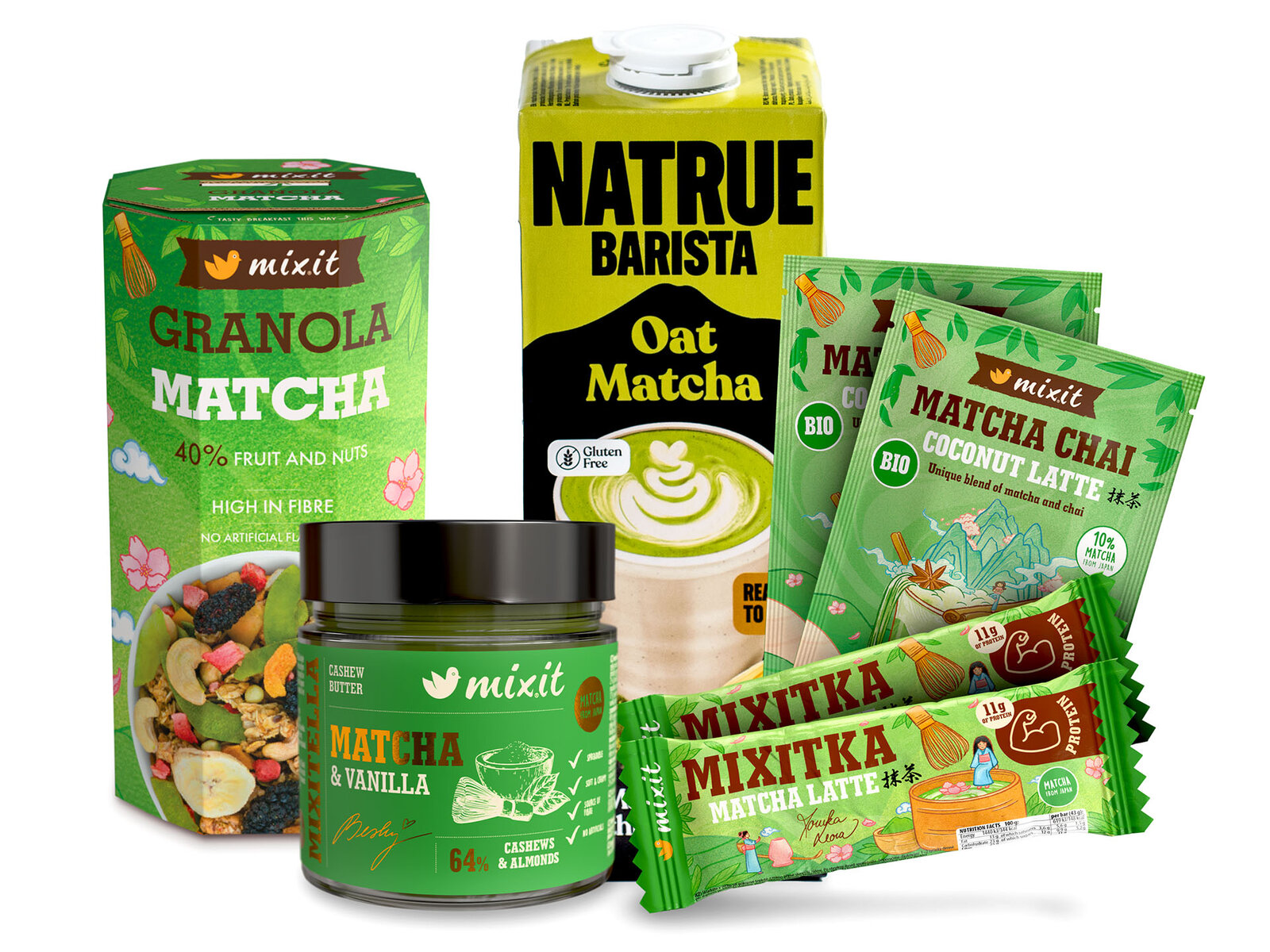 Matcha în combinații surprinzătoare: Mixit lansează Granola din cuptor – Matcha & fructe