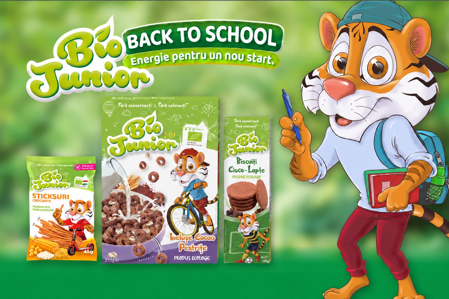 BIO JUNIOR DĂ STARTUL UNUI NOU AN ȘCOLAR CU GUSTĂRI PENTRU FIECARE MOMENT AL ZILEI